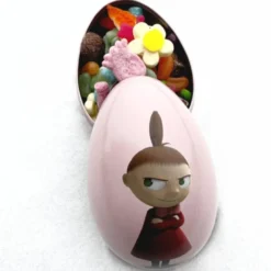Påskeegg metall 15 cm Lille My rosa