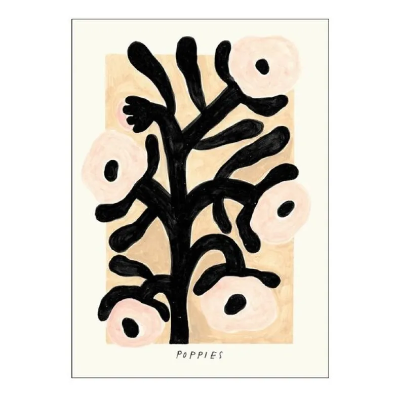 PSTR Studio poster 30x40 cm madelen pale poppies