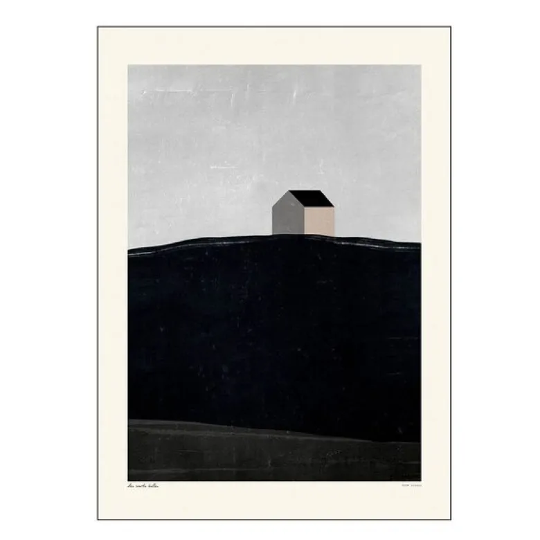 PSTR Studio poster 30x40 cm nordic den svarta kullen