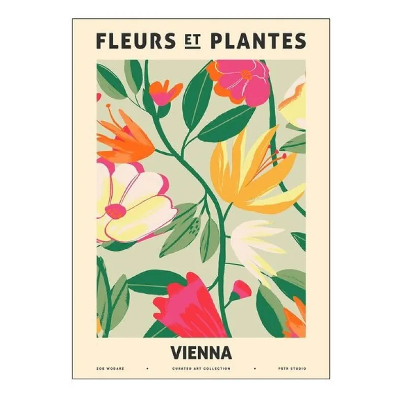PSTR Studio poster 50x70 cm zoe fleurs et plantes vienna