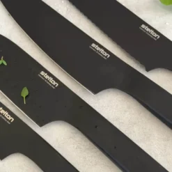 Pure Black knivsett 4 stk svart