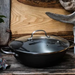 Pure Pan traktørpanne 28 cm støpejern nitrering