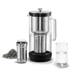 Purifier vannfilterkanne 1,18L klart glass/stål