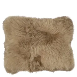 Pute new zealand lang ull 35x45 cm taupe