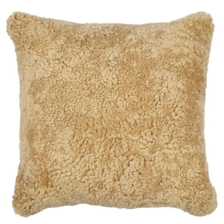 Pute new zealand saueskinn kort ull 40x40 cm honey