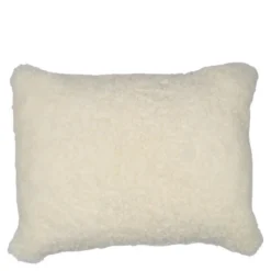 Pute new zealand saueskinn kort ull 35x45 cm white