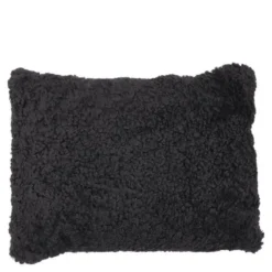 Pute new zealand saueskinn kort ull 35x45 cm black