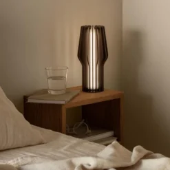 Radiant LED lampe 25 cm svart