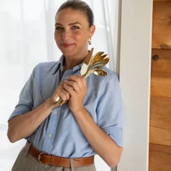 RAW bestikksett 5 deler champagne