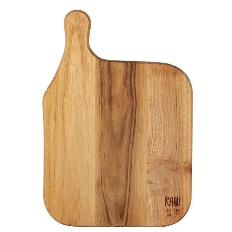 RAW Teak skjærebrett 32x22 cm