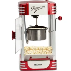 Retro popcornmaskin XL PCM406 rød metallic