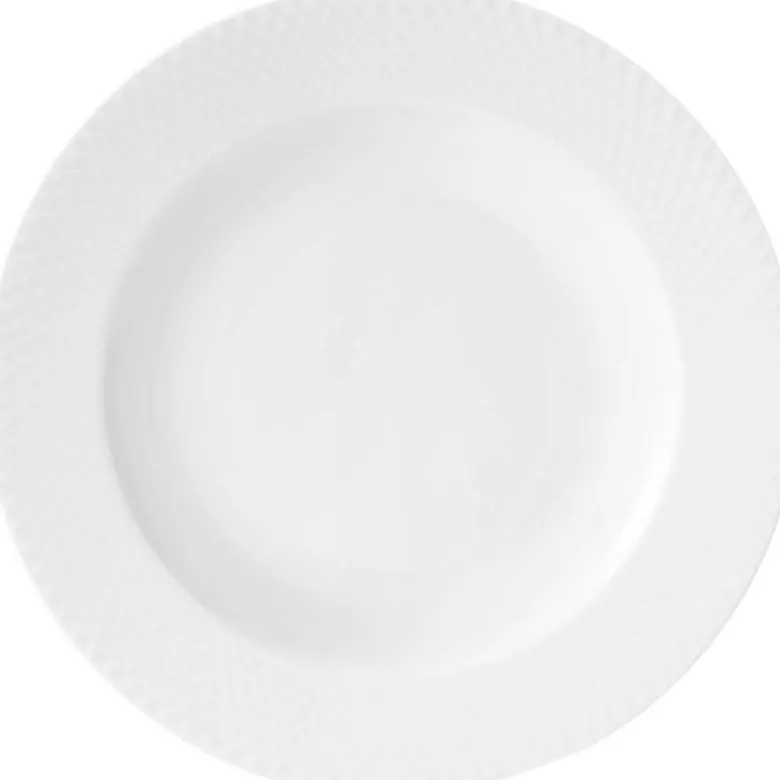 Rhombe dyp tallerken 23 cm hvit
