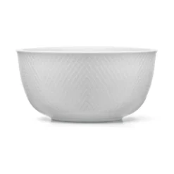 Rhombe serveringsskål 17,5 cm hvit