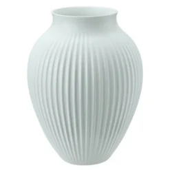 Ripple vase 27 cm matt isblå