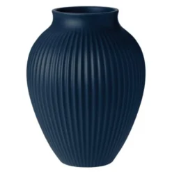 Ripple vase 27 cm matt mørk blå
