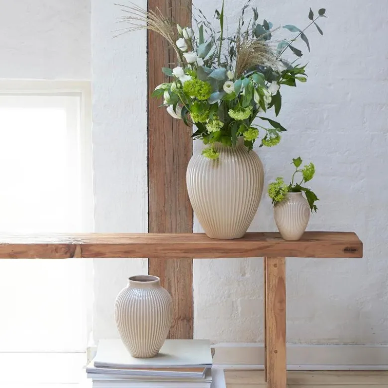 Ripple vase 27 cm sand