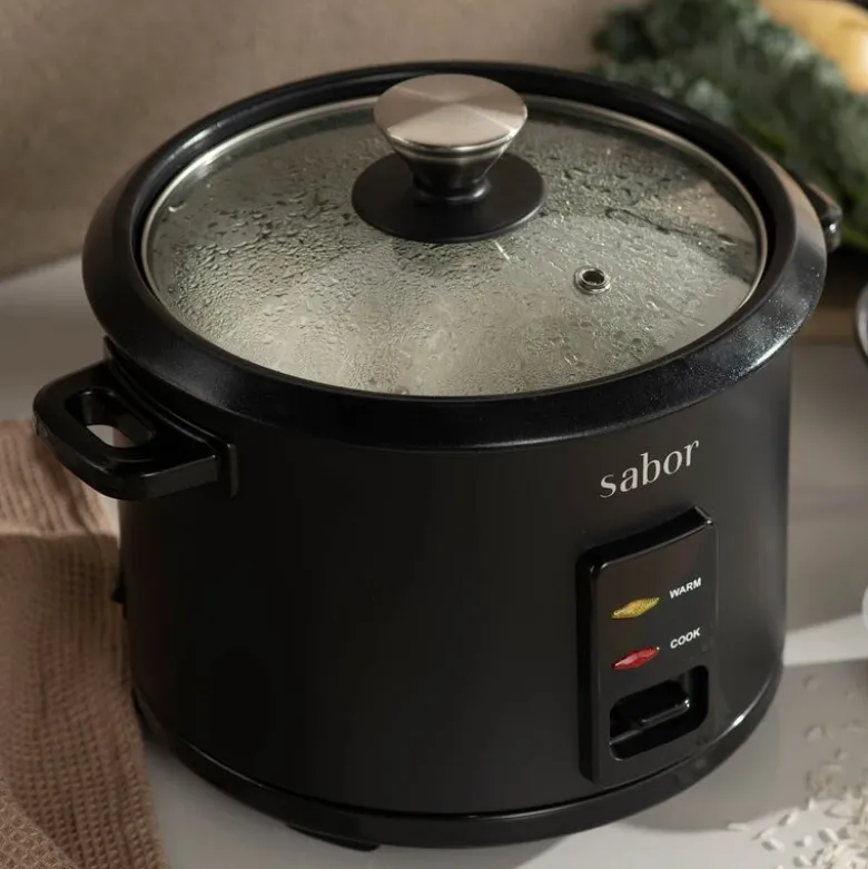 Riskoker 1,5L svart