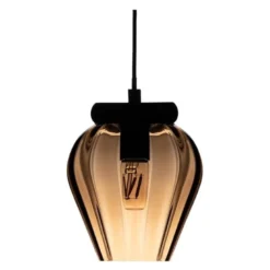 Rocks taklampe 24 cm caramel