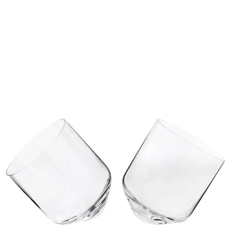Rolling whiskyglass i krystall 36 cl 2 stk