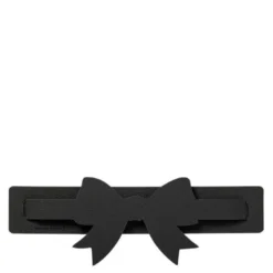 Rosett serviettholder 9x26 cm svart