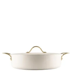 Royal Pearl gryte med lokk 4,1L hvit