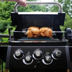 Royal 390 Shadow gassgrill med rotisseri og sidebrenner