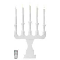 Rydboholm adventstake 5 lys 53 cm hvit