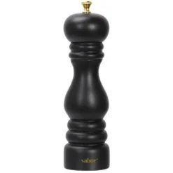 Saltkvern 25 cm svart/messing