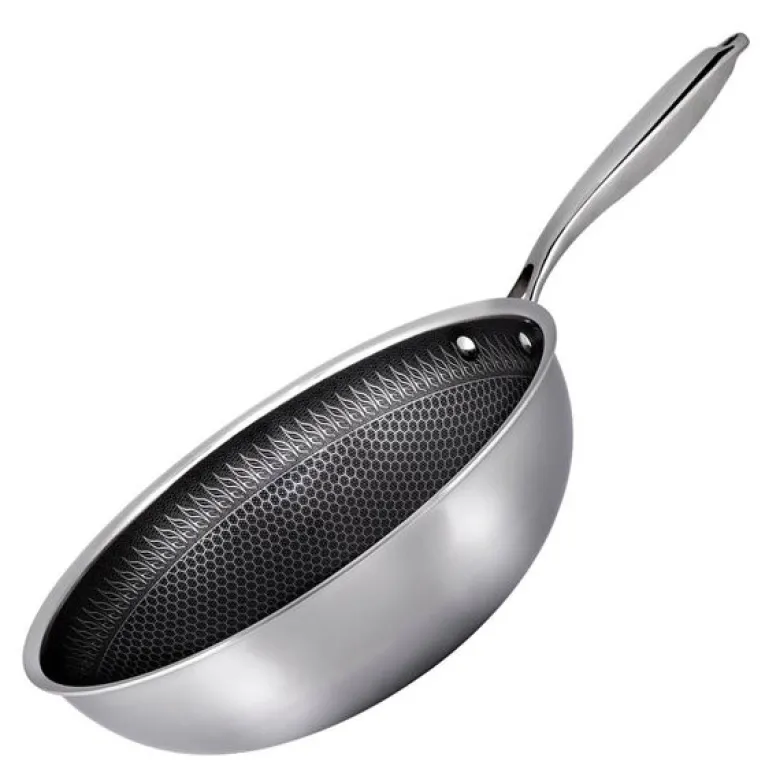 Santo wokpanne 28 cm stål/svart