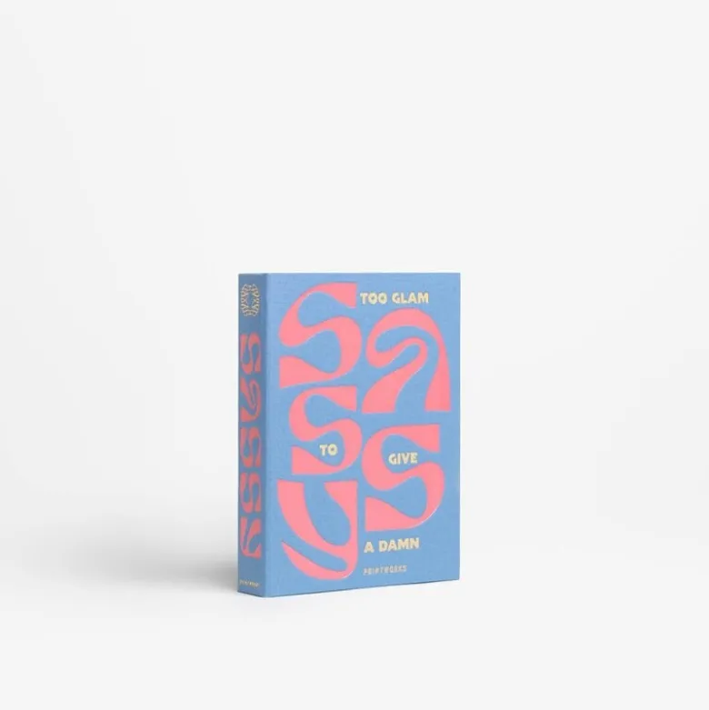 Sassy smykkeskrin 19,4x15 cm blå/rosa