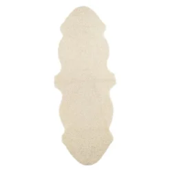 Saueskinn new zealand kort ull 160x60 cm moon light