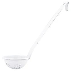 Øse 33 cm hvit