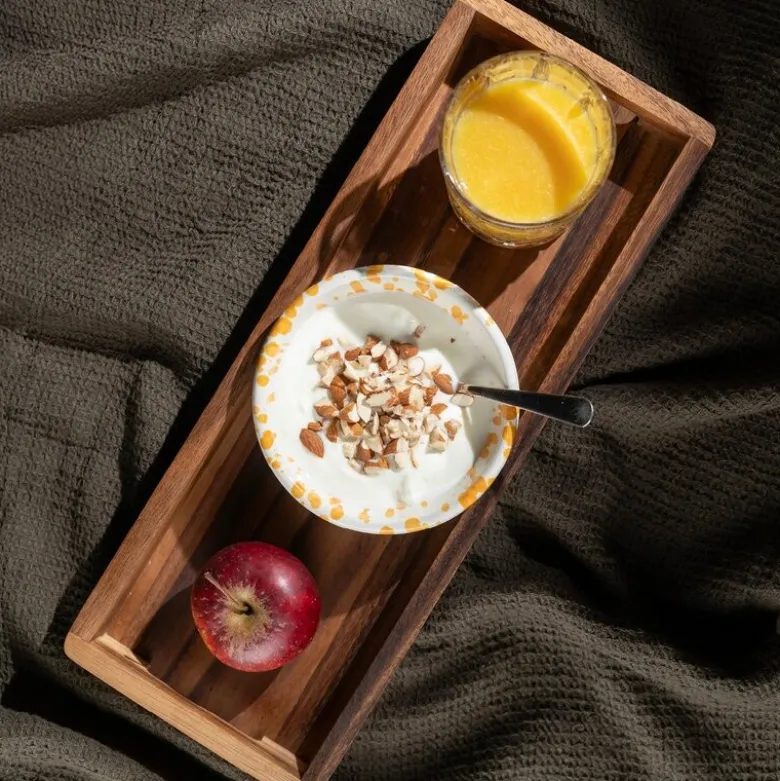 Serveringsbrikke i akasietre 40x15x4,5 cm