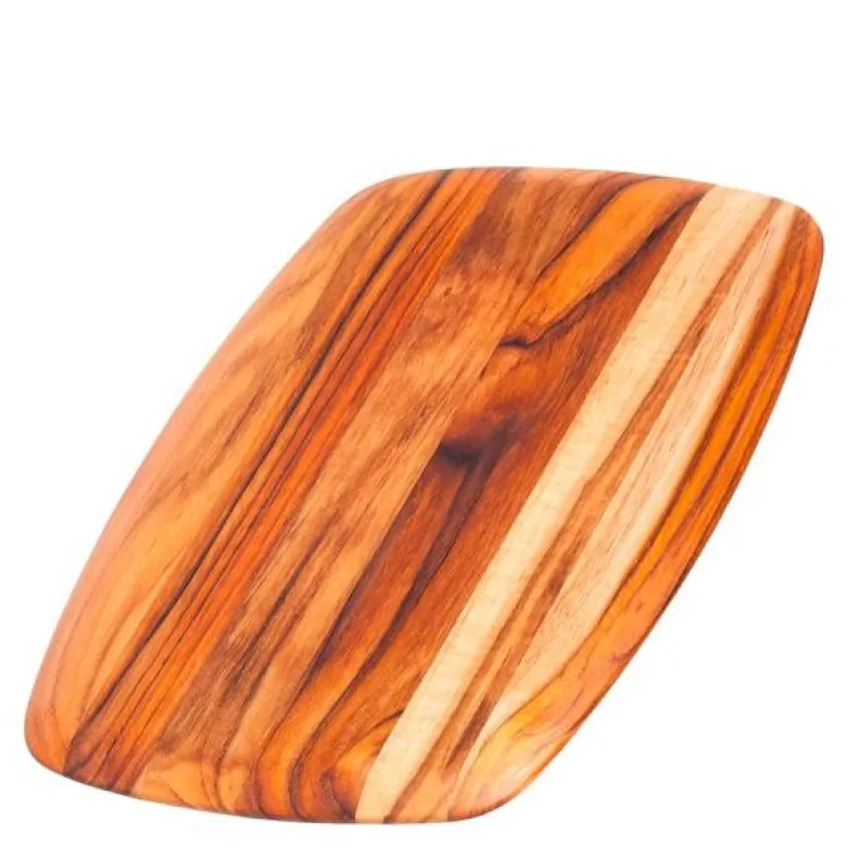 Serverings- og skjærebrett (S) 30,5x20 cm teak