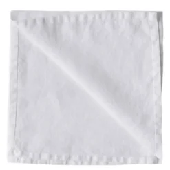 Serviett 45x45 cm bleached white
