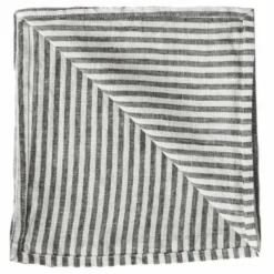 Serviett 45x45 cm gingham grey/white