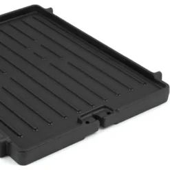 Sidebrenner stekeplate 31x24 cm støpejern