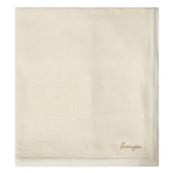 Sildemønstret sengeteppe bomull 160x240 cm lys beige