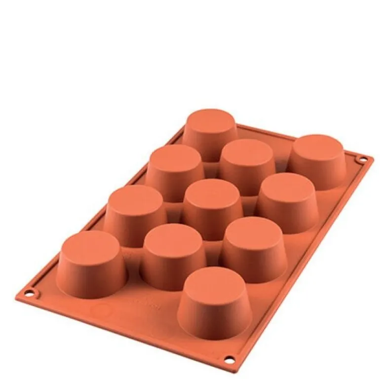 Silikonform mini muffins 11 stk 5,1x2,8 cm