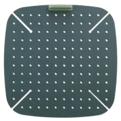 Silikonmatte til airfryer 22,5x22,5 cm grå