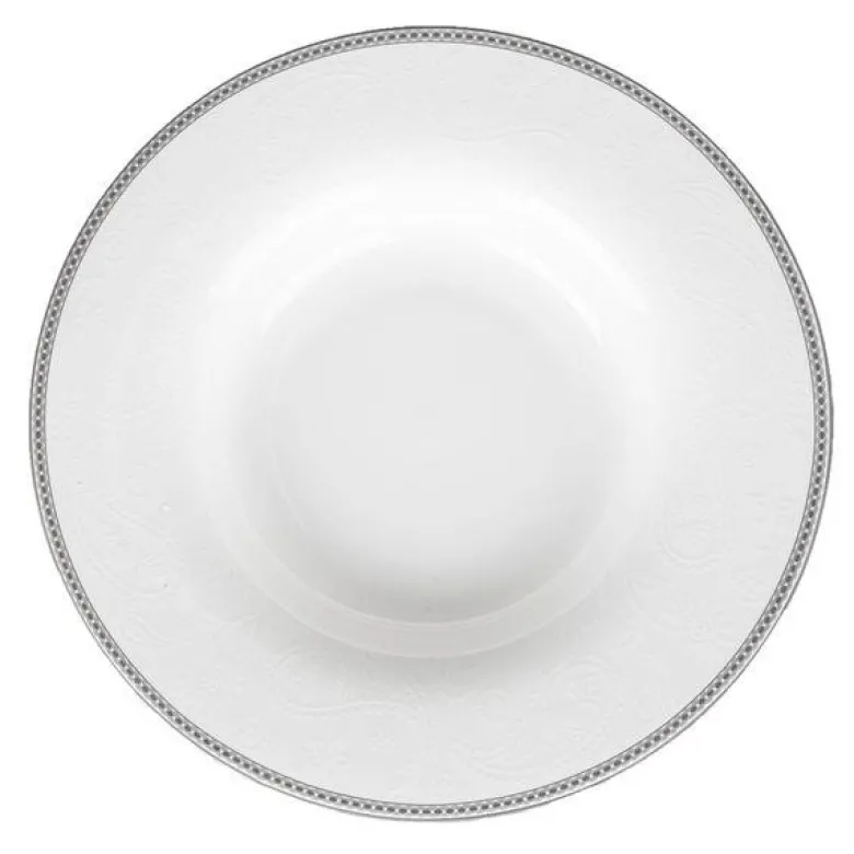 Silver Paisley pastatallerken 26 cm