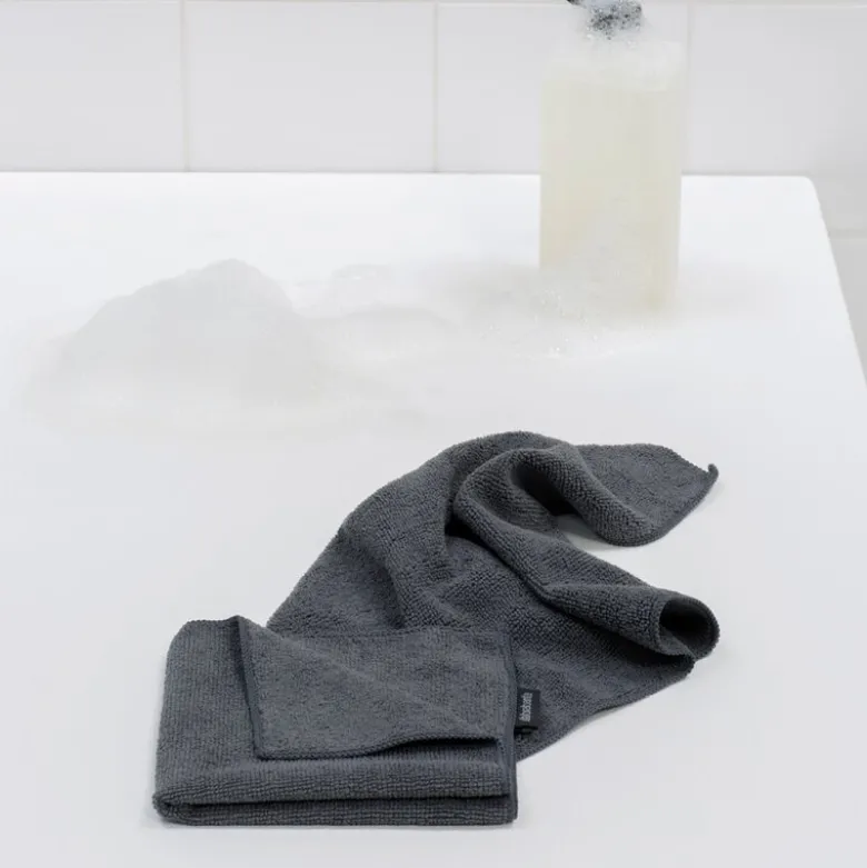 SinkSide mikrofiberklut 30x30 cm 2 stk mørk grå