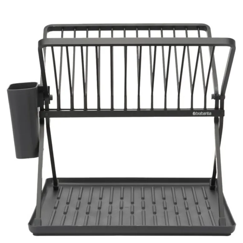 SinkSide sammenleggbart oppvaskstativ 31,5x33x37 cm svart