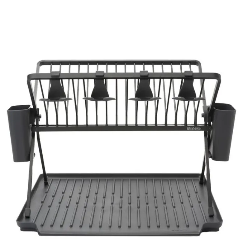 SinkSide sammenleggbart oppvaskstativ 33x42x51 cm svart