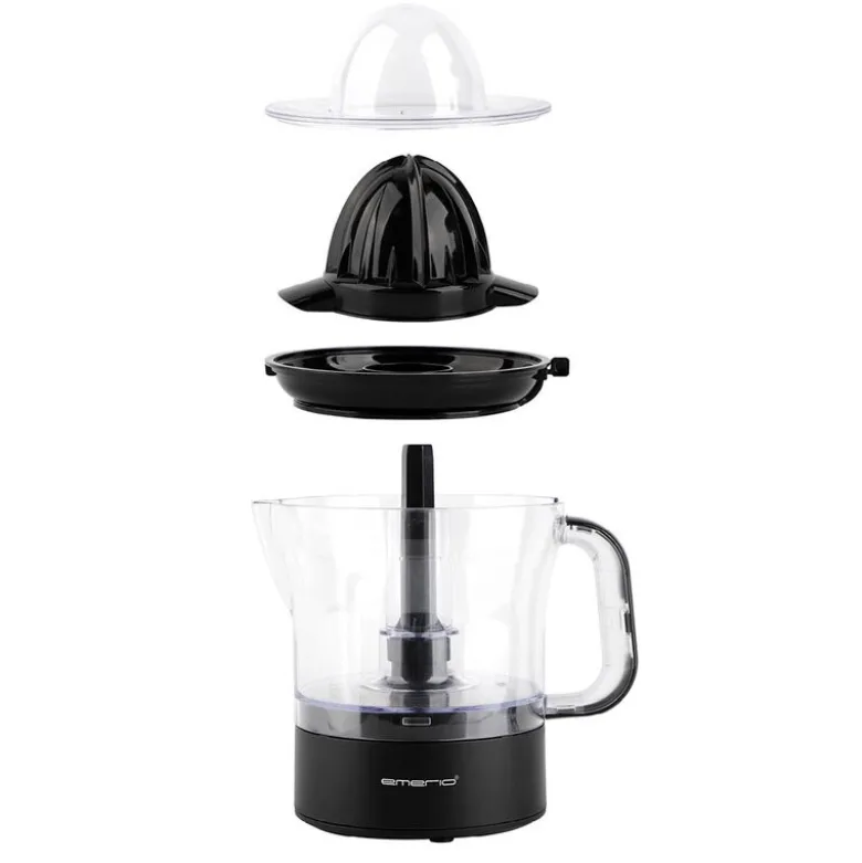 Sitruspresser med tilbehør 700 ml svart