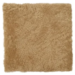 Sitteunderlag new zealand kort ull 40x40 cm honey