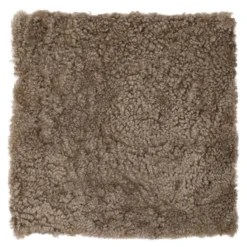 Sitteunderlag new zealand kort ull 40x40 cm sahara