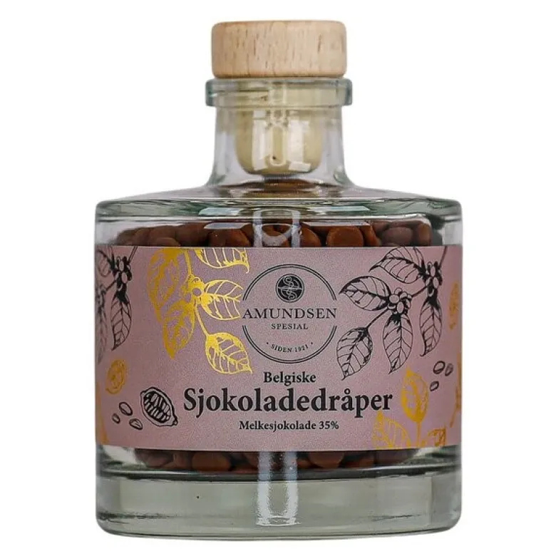 Sjokoladedråper 150 g melkesjokolade 35%
