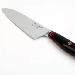 Skarp santokukniv 17,8 cm stål/tre