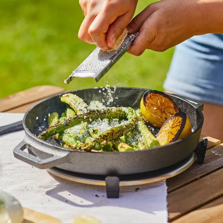 Skillet støpejernspanne 25 cm støpejern